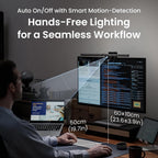 Lampe LED pour écran PC ScreenBar Halo 2 télécommande sans fil luminosité et température de couleur réglables USB