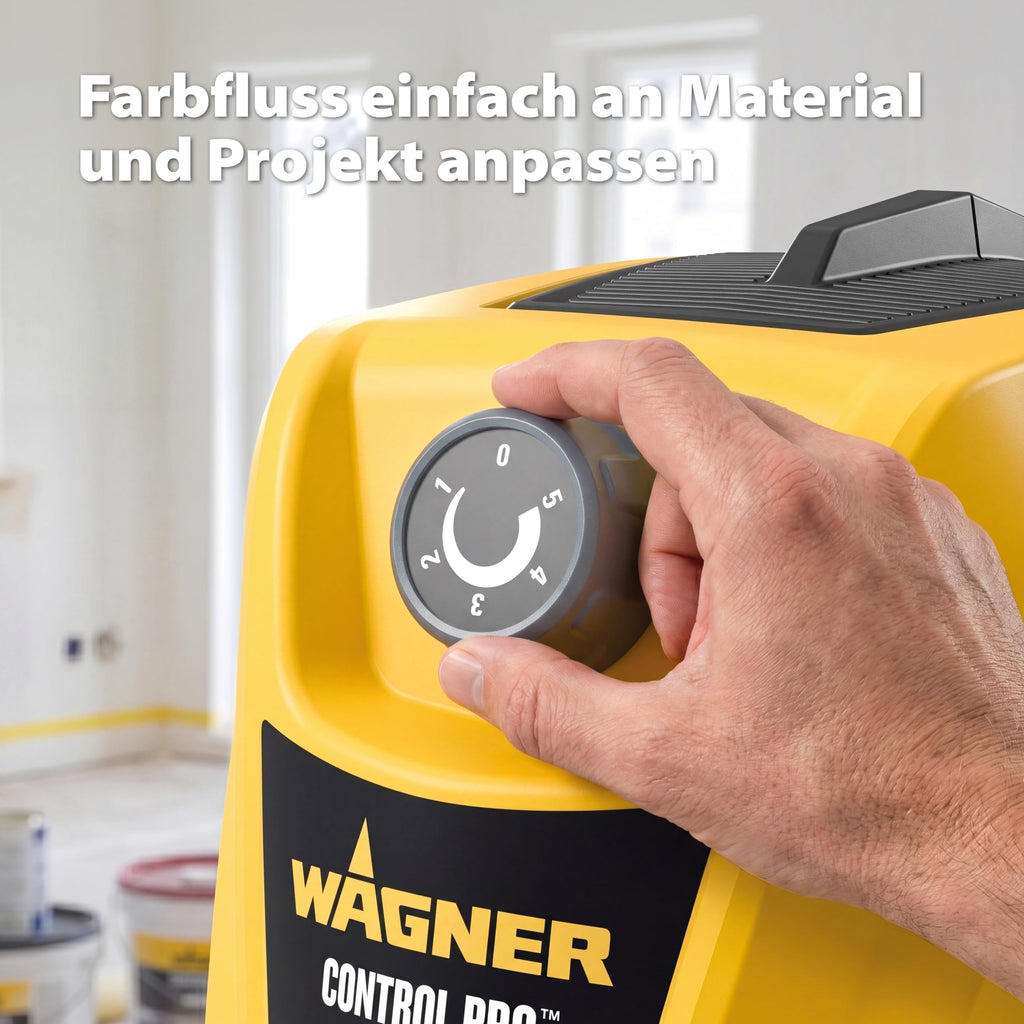 Airless Farbsprühsystem Control Pro 250 M mit 110 bar Druck und 9 m Schlauch für Wandfarben, Lacke und Lasuren