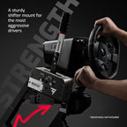 Lenkradständer Wheel Stand 2.0 mit Gaming-Sitz-Schale, zusammenklappbar, kompatibel mit Logitech, Thrustmaster und Fanatec