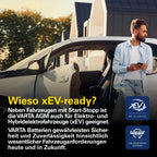 AGM Autobatterie 95Ah 850A 12V 353x175x190mm mit 6 Zellen SAE-Klemme für fahrzeugspezifische Anwendungen