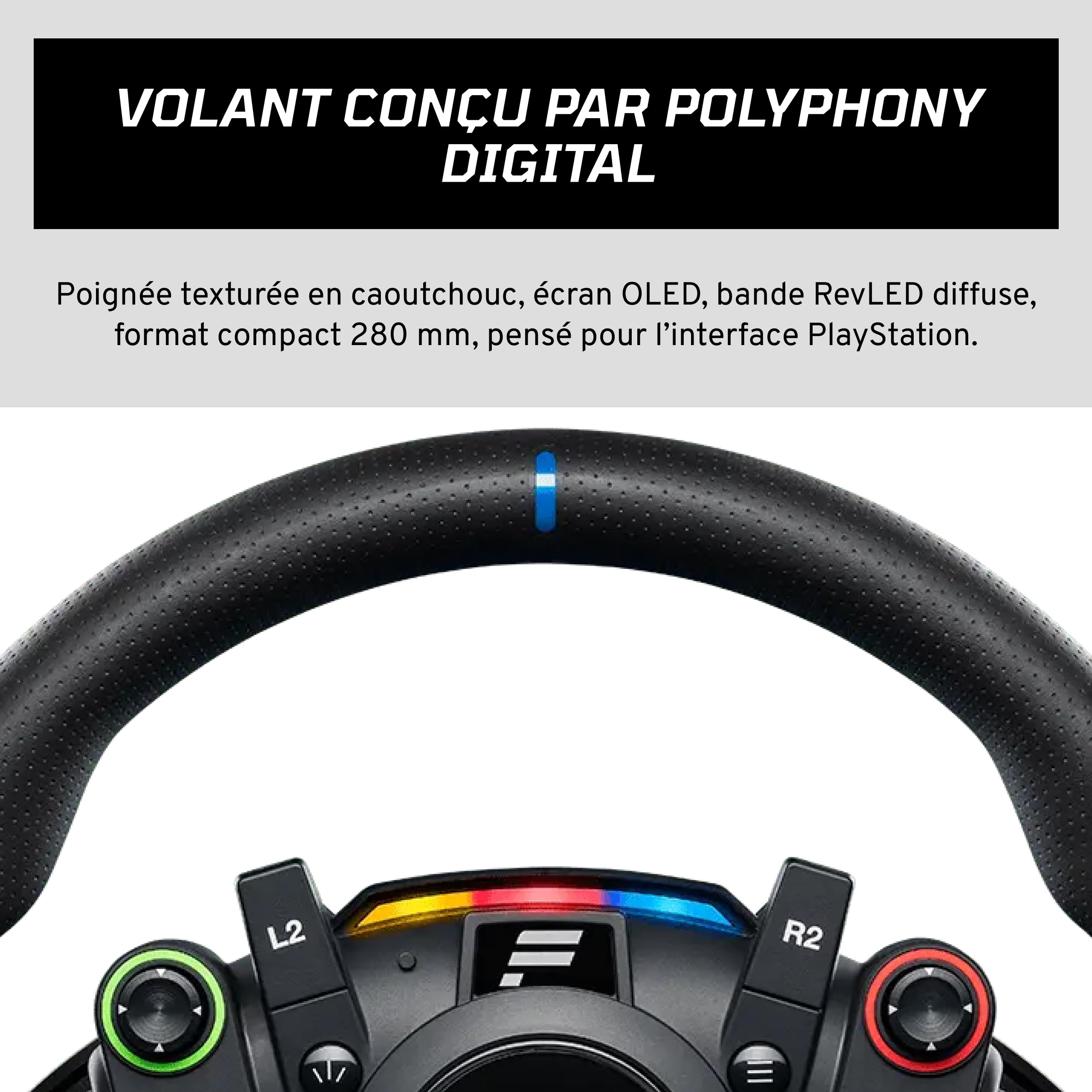 Volant de course Gran Turismo DD Pro Direct Drive 5 Nm avec pédales pour PC PS5 PS4