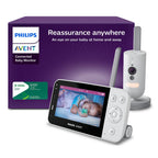 Écoute bébé vidéo SCD951/26 caméra HD 1080p Wi-Fi vision nocturne infrarouge audio bidirectionnel détecteur de sons