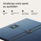 Balance connectée Body Comp BIA WiFi Bluetooth analyse corporelle graisse viscérale évaluation vasculaire santé nerveuse