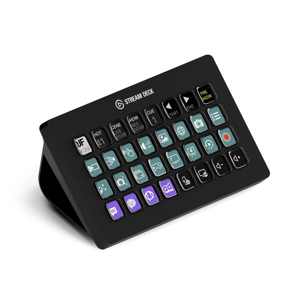 Studio-Controller Stream Deck XL mit 32 anpassbaren Display-Tasten USB-C für Gaming und Office