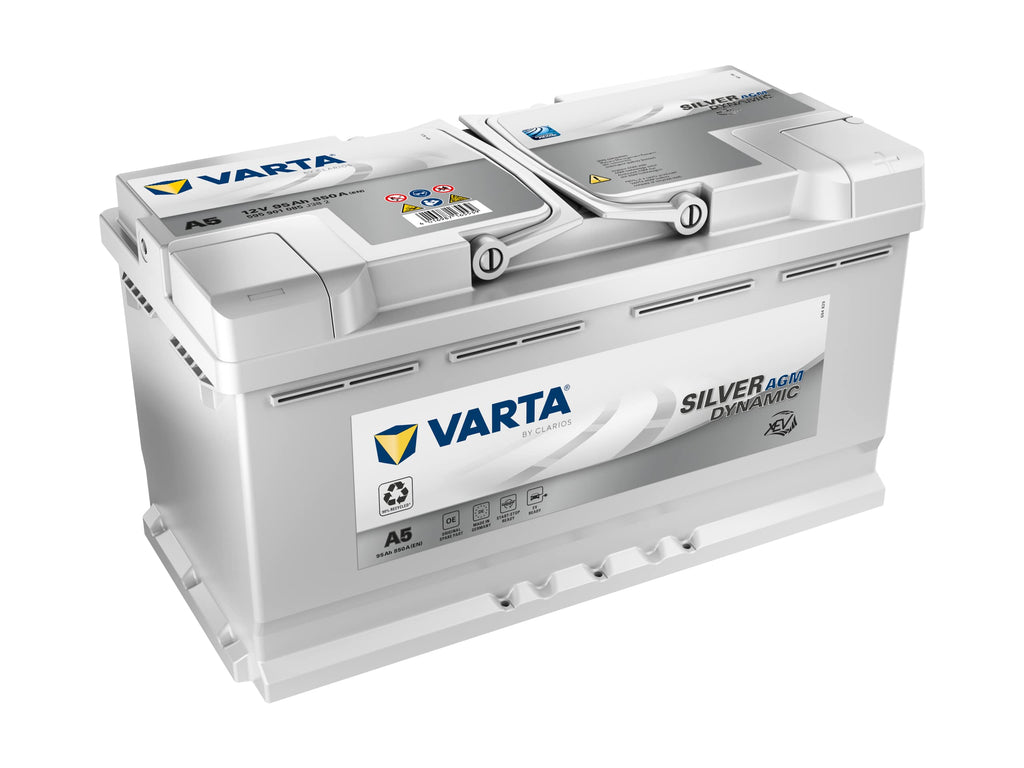 AGM Autobatterie 95Ah 850A 12V 353x175x190mm mit 6 Zellen SAE-Klemme für fahrzeugspezifische Anwendungen