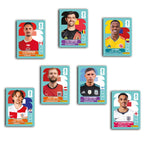 Football World Cup 2026 sticker collection box with 100 packs 700 stickers collectible album cards for football fans