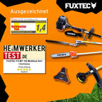 Benzin-Motorsense 4in1 Multitool 52 ccm 3 PS Kombigerät mit Fadenkopf, Langastschneider und Heckenschere