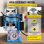 Elektrische Abisoliermaschine 370 W für Kabel 1,5-38 mm mit 11 Kanälen und 10 Klingen zum Recycling von Kupferdraht