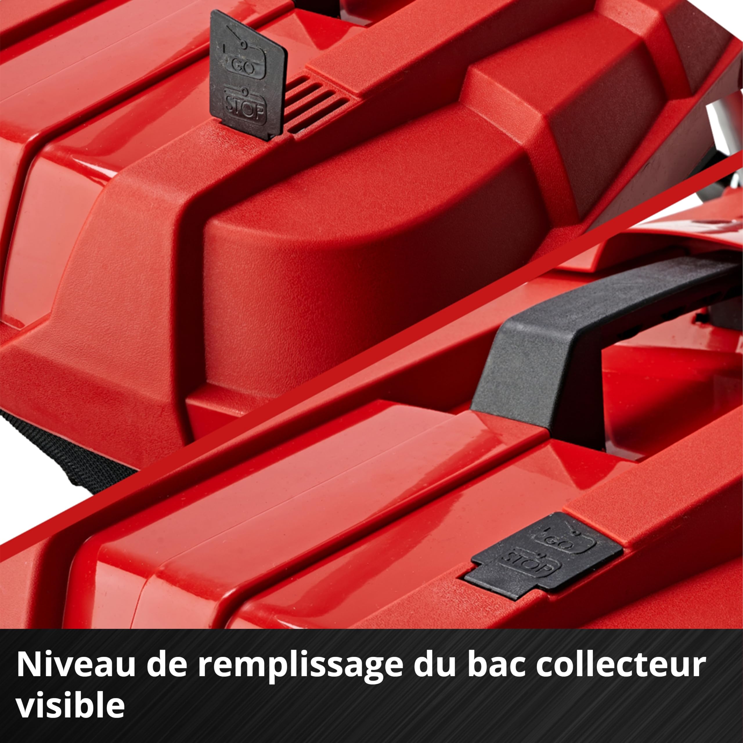 Tondeuse à gazon sans fil GE-CM 18/33 Li Power X-Change 18V largeur de coupe 33 cm avec batterie 4,0 Ah et chargeur