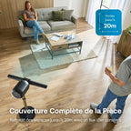 Ventilateur sans pales FlexBlade sur pied double direction oscillation 90° 5 vitesses minuterie télécommande magnétique