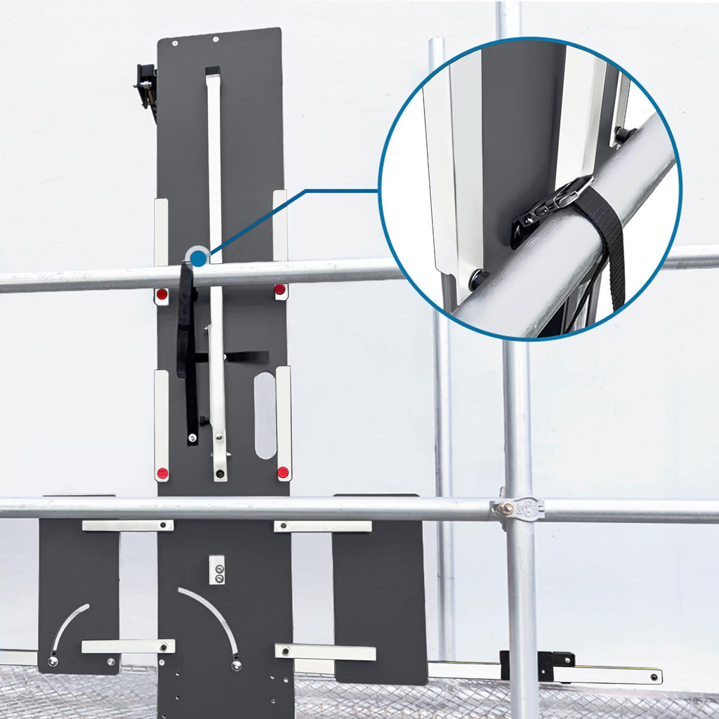 Styroporschneider Modell 7 Profi 260 W, 1300 mm Schnittbreite, Komplettset mit 5 Schneidedrähten, Styrogrips und Gerüsthalterung