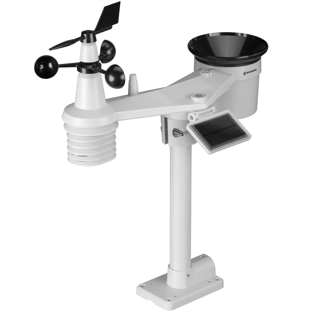 Smarte Tuya Profi-Wetterstation mit 7-in-1-Sensor, Luftqualitätsmonitor sowie Solar- und App-Steuerung