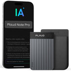 Enregistreur vocal IA Note Pro avec transcription automatique 64 Go Bluetooth 50 h d'enregistrement étui magnétique inclus