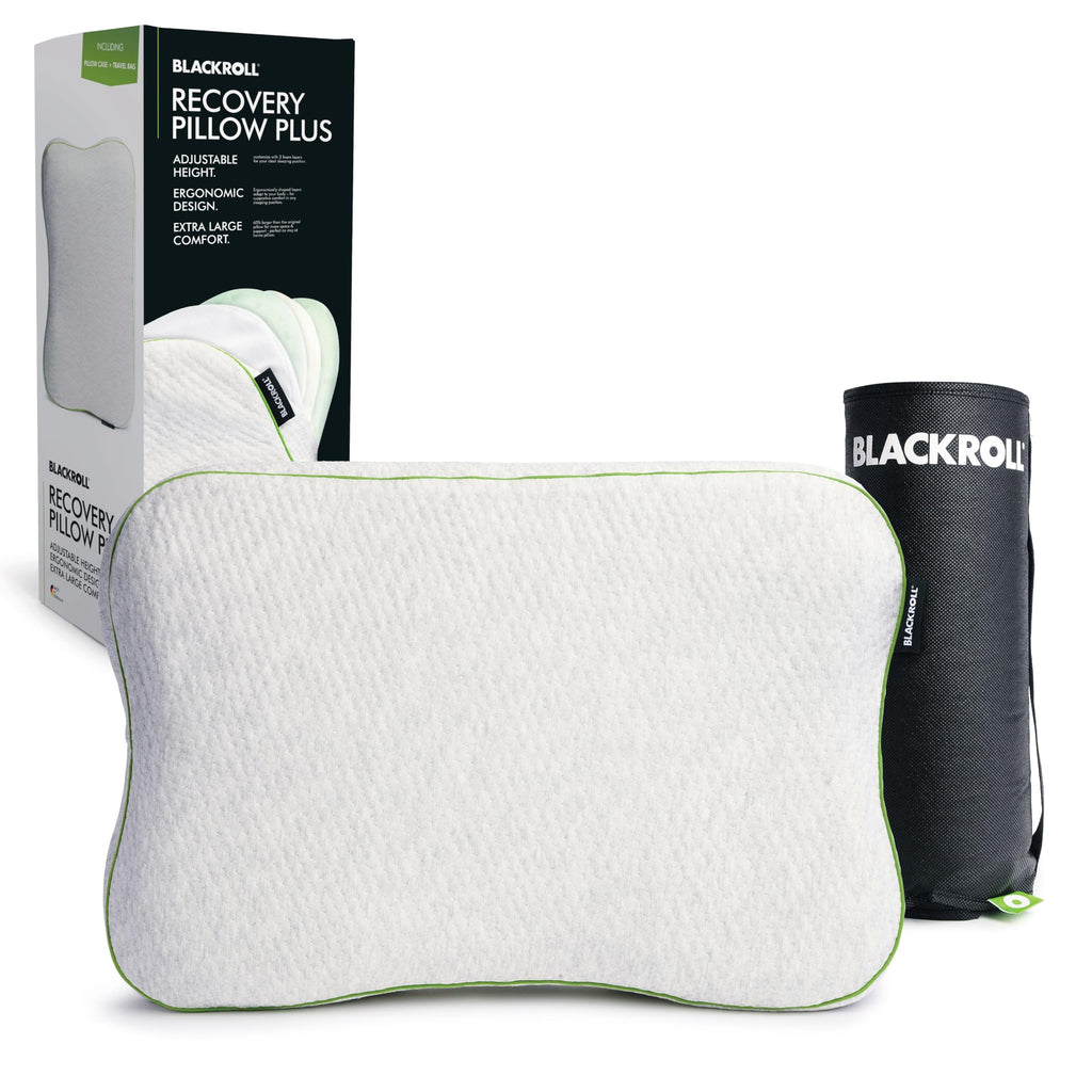 Ergonomisches Nackenkissen Recovery Pillow Plus 60x40 cm, höhenverstellbar 6–13 cm aus Memory Foam für Seiten-, Rücken- und Bauchschläfer mit