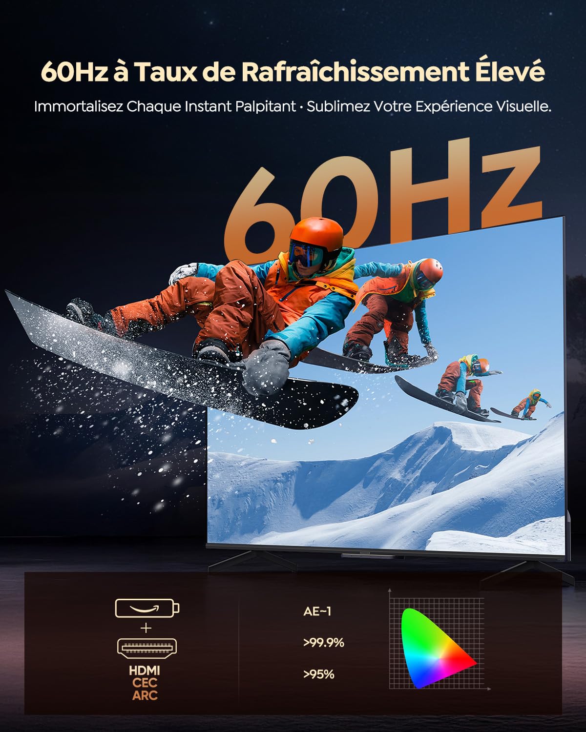 Vidéoprojecteur 4K Smart avec Netflix WiFi 6 Bluetooth HDR10 1500 ANSI FHD 1080P autofocus correction trapèze Home Cinéma