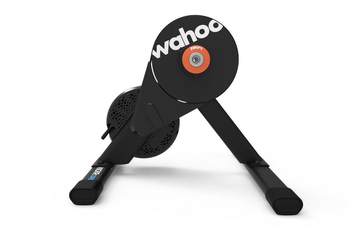 Indoor Fahrradtrainer KICKR CORE 2 mit ZWIFT COG und Click, orange Zahnrad 3. Generation, 1800 W