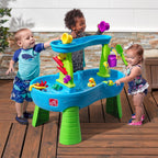 Table d'eau enfant extérieure Rain Shower Splash avec accessoires 13 pièces jeu aquatique jardin modèle 874699