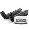 Beinmassagegerät mit 2 Beinmanschetten und 4 Luftkammern, luftbetriebene Kompressionsmassage für Beine und Füße