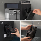 Kaffeevollautomat EQ6 plus s700 mit Milchsystem und Keramikmahlwerk, 12 Getränke, automatische Milchsystem-Reinigung, Edelstahl