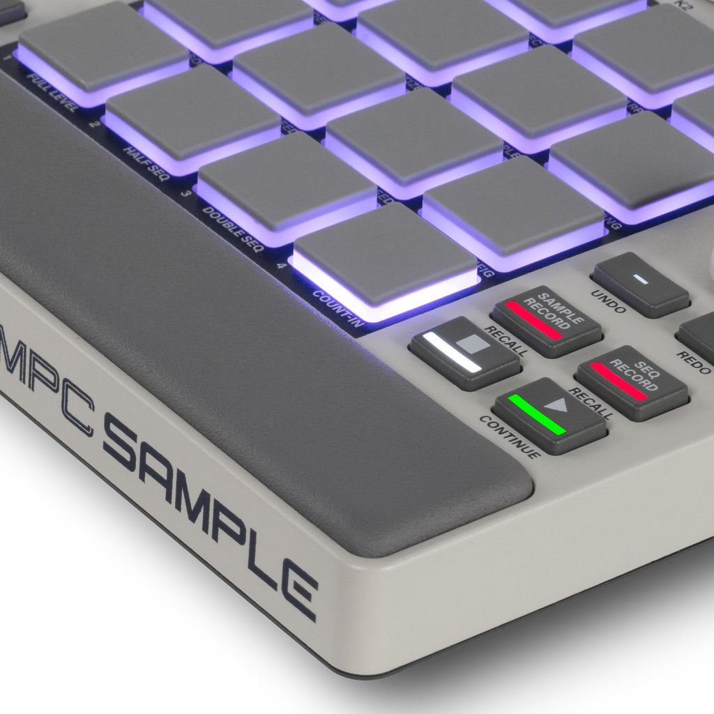 Tragbarer Sampler MPC Sample mit Akku, Lautsprecher und Mikrofon, 16 MPC-Pads und USB-C