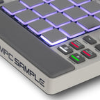 Tragbarer Sampler MPC Sample mit Akku, Lautsprecher und Mikrofon, 16 MPC-Pads und USB-C