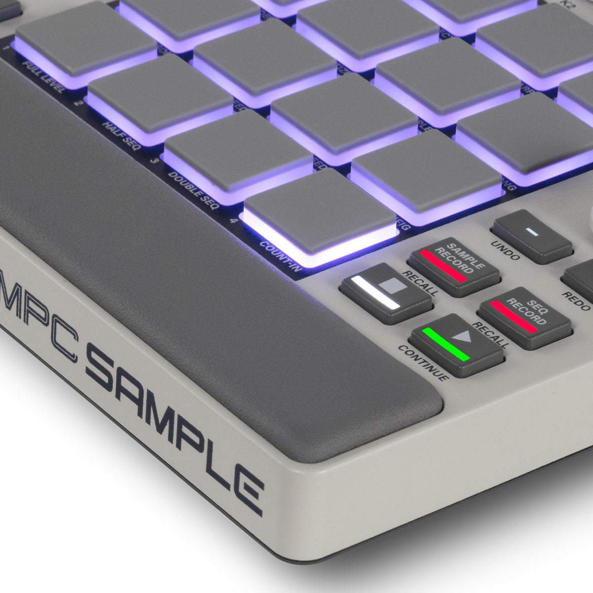Tragbarer Sampler MPC Sample mit Akku, Lautsprecher und Mikrofon, 16 MPC-Pads und USB-C