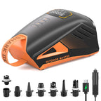 Elektrische SUP-Pumpe Shark 3 mit 74-Wh-Akku, 20 PSI und Auto-Off, inkl. 8 Düsen