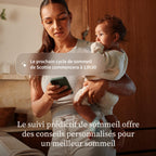 Moniteur bébé intelligent Dream Sock suivi fréquence cardiaque oxygène sommeil en temps réel WiFi Bluetooth rose