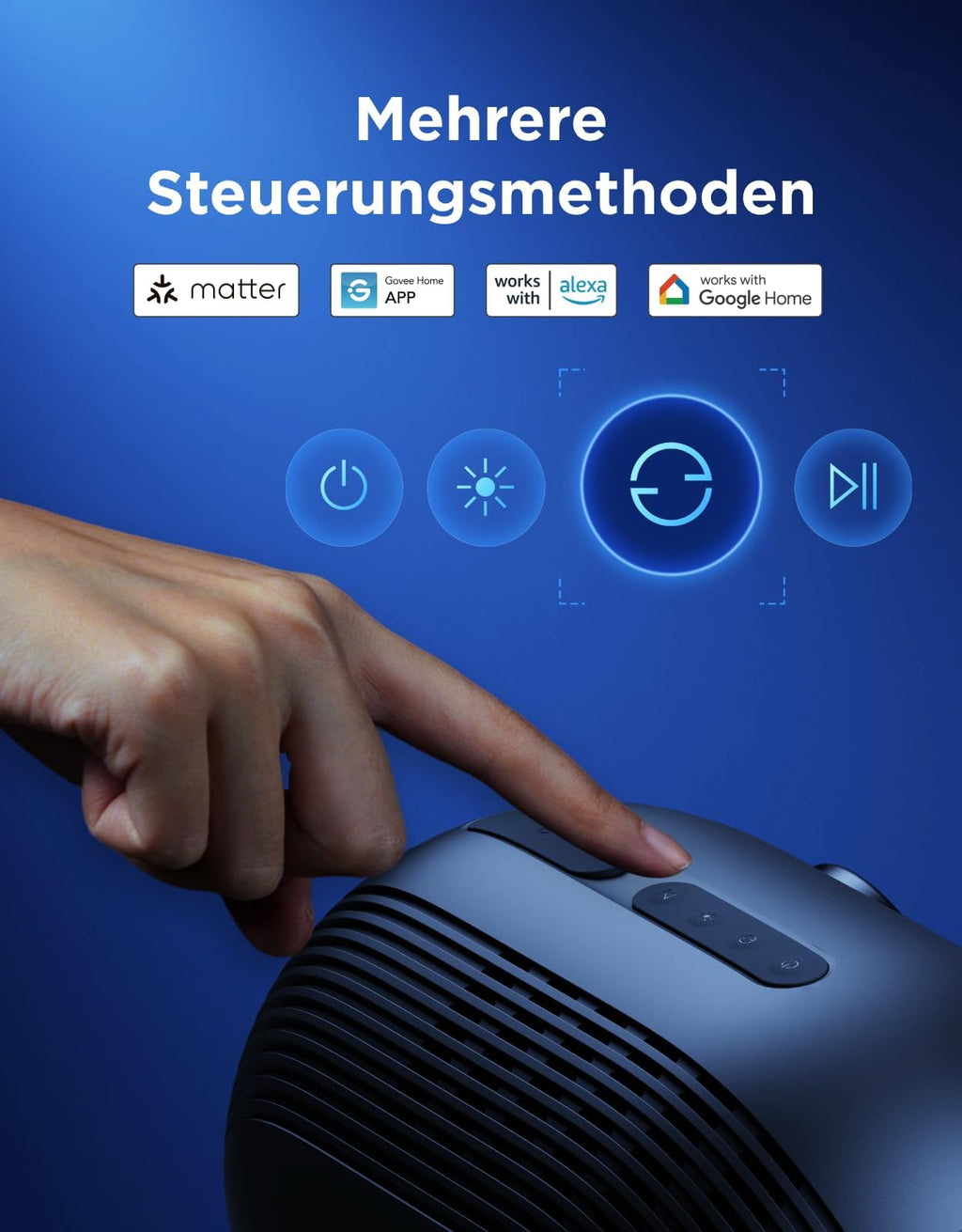 Sternenhimmel-Projektor Planetarium Galaxy mit 8 Filmdiscs, 4-Megapixel-HD-Objektiv und App-Steuerung