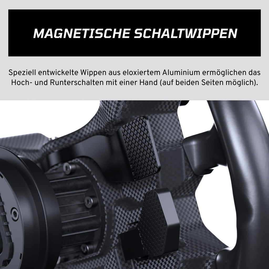 CSL GT3 Lenkrad 300 mm für Xbox Series X|S, Xbox One und PC mit magnetischen Schaltwippen und analogen Paddles