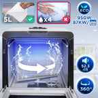 Lave-vaisselle de table DW5 BK 950W compact 7 programmes de lavage écran tactile séchage