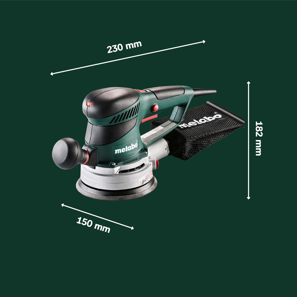 Exzenterschleifer SXE 450 TurboTec mit Duo-Schwingkreisverstellung und Vario-Elektronik, 350 W, 4 m Kabel