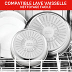 Batterie de cuisine Ingenio L897SK04 20 pièces antiadhésive induction avec poignées amovibles