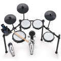 Kompaktes E-Drum Set Nitro Max mit 8-teiligem Mesh-Kit, Drum-Modul, Bluetooth und 10"""" Snare