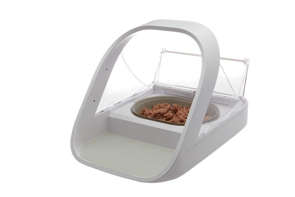 Distributeur de nourriture électronique RFID pour chat et chien capacité 400 ml avec couvercle hermétique