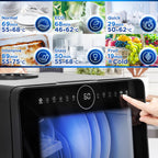 Lave-vaisselle de table DW5 BK 950W compact 7 programmes de lavage écran tactile séchage