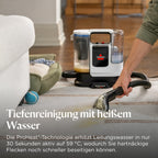SpotClean ProHeat Advanced Teppichreiniger 1125 W mit 59 °C ProHeat-Technologie, 16.000 Pa Saugkraft und Doppelbehälter 0,9 l/0,8 l