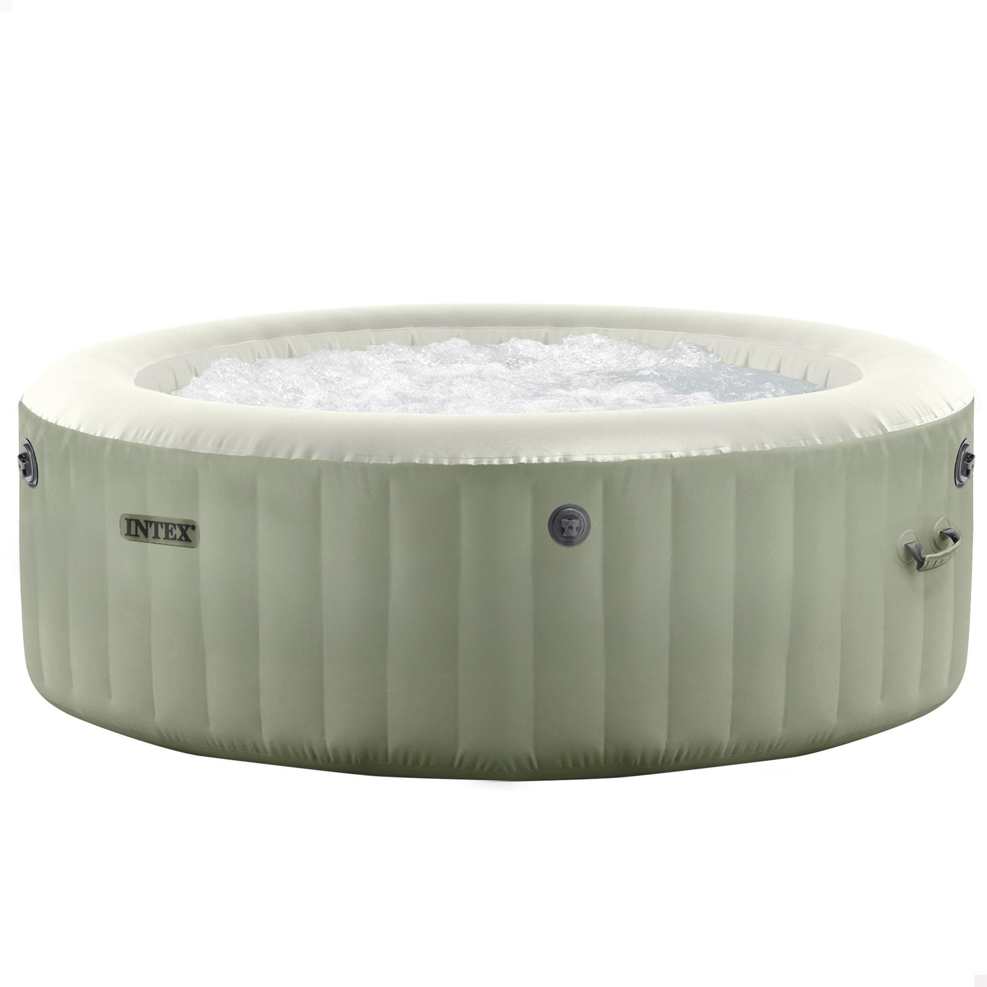 Spa gonflable PureSpa Olive 28428NP 6 places capacité 1098 litres avec diffuseur à bulles et accessoires de filtration
