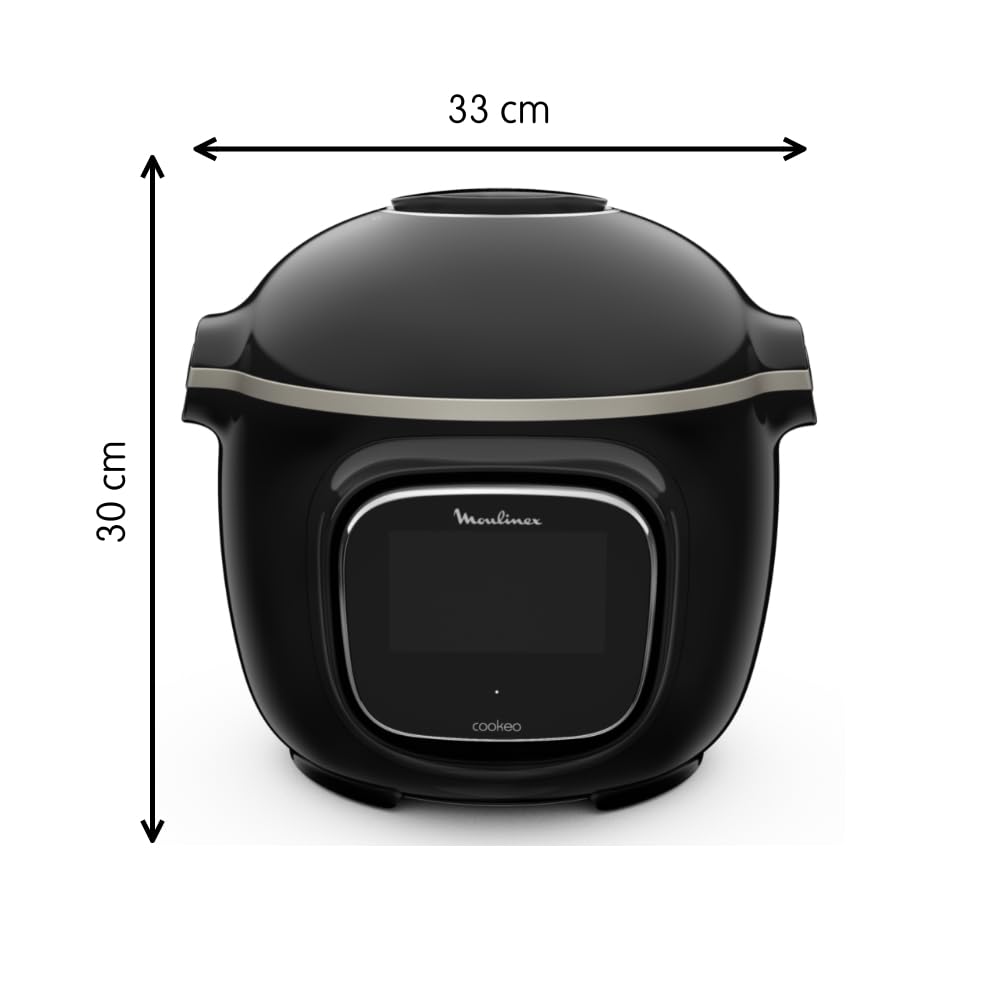 Multicuiseur intelligent Cookeo Touch Wifi 6L haute pression avec écran tactile 250 recettes intégrées