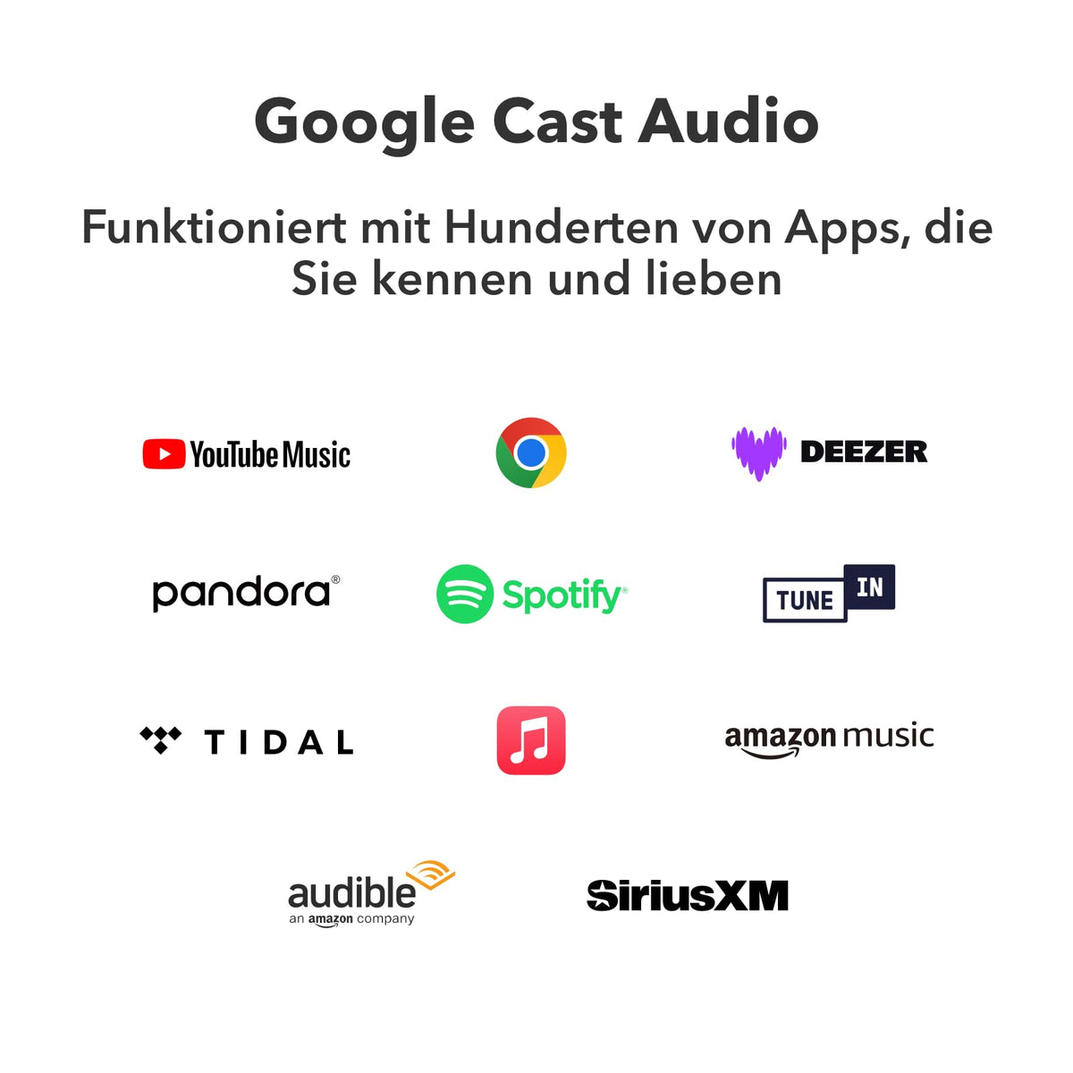 Musik-Streamer ASR002 für Stereoanlagen mit AirPlay 2 Spotify Connect Hi-Res 192 kHz 24 Bit WLAN und Ethernet