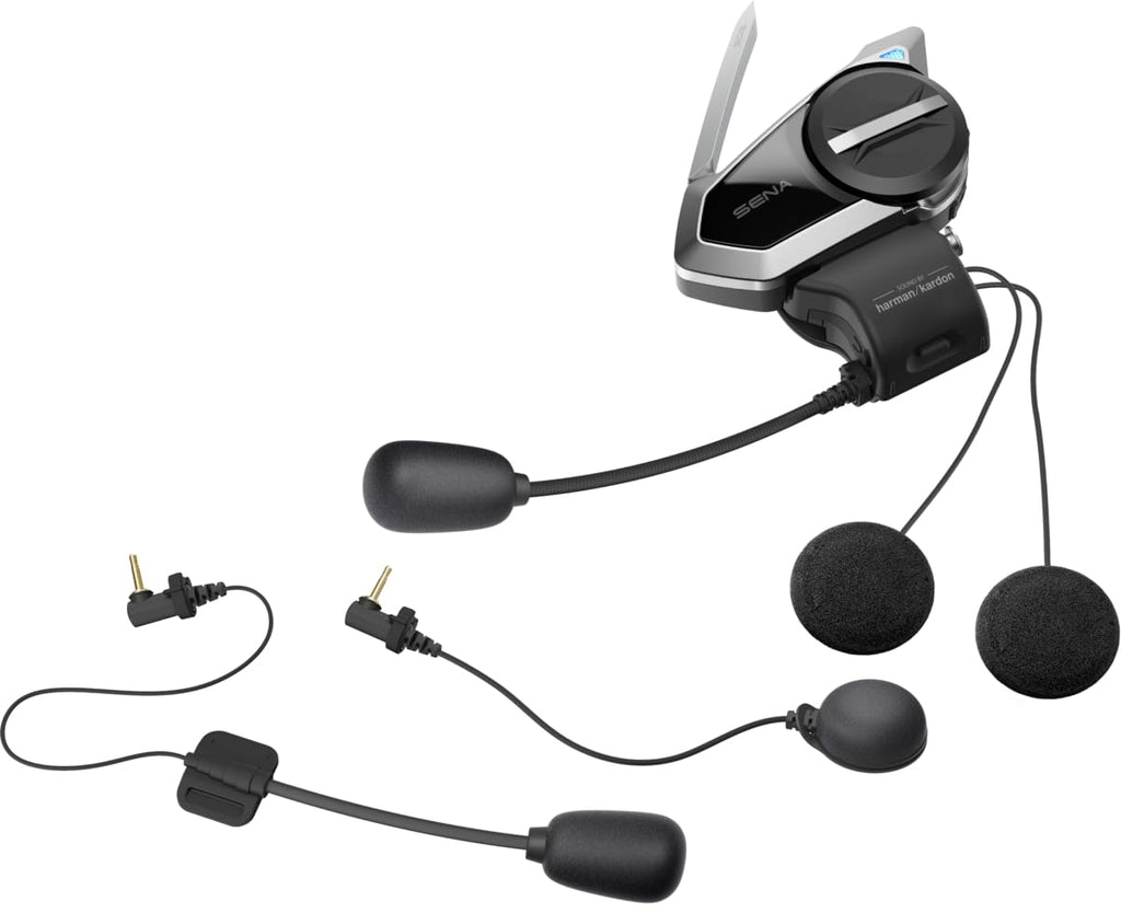 Motorrad Bluetooth Headset mit Drehrad und Sound by Harman Kardon, Mesh Intercom und Premium Mikrofon