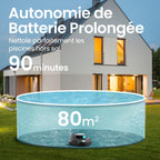 Robot de piscine sans fil Scuba SE pour nettoyage du fond avec autonomie 90 minutes stationnement automatique pour piscine hors sol jusqu'à 80 m²