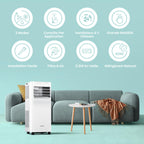 Climatiseur mobile Breezy Cool Pro 2.0 CPPA-07CRN7-QB6 7000 BTU 3 modes déshumidification Wi-Fi 3 vitesses