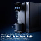 Auftisch Osmoseanlage Fusion Air mit Heißwasserspender 4,7-L-Tank UV-C LED 10-Stufen-Filterung Mineralisierung