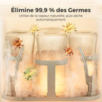 Nettoyeur biberons automatique avec stérilisation vapeur et séchage cycle rapide 19 min pour biberons et accessoires bébé