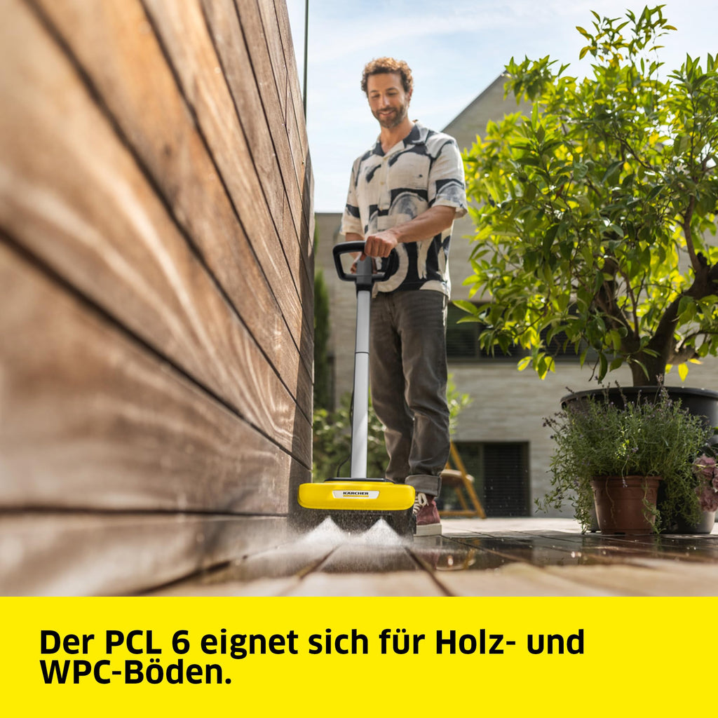 Terrassenreiniger PCL 6 für Holz und WPC mit 4 Bürstenwalzen, 300 mm Arbeitsbreite