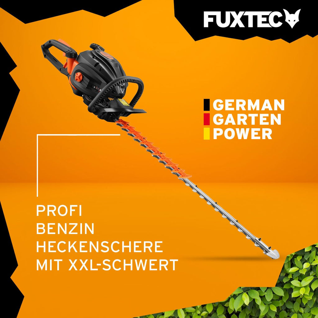 Benzin-Heckenschere FX-MHP126 mit 800 mm Schwertlänge und beidseitig verstellbarem Griff