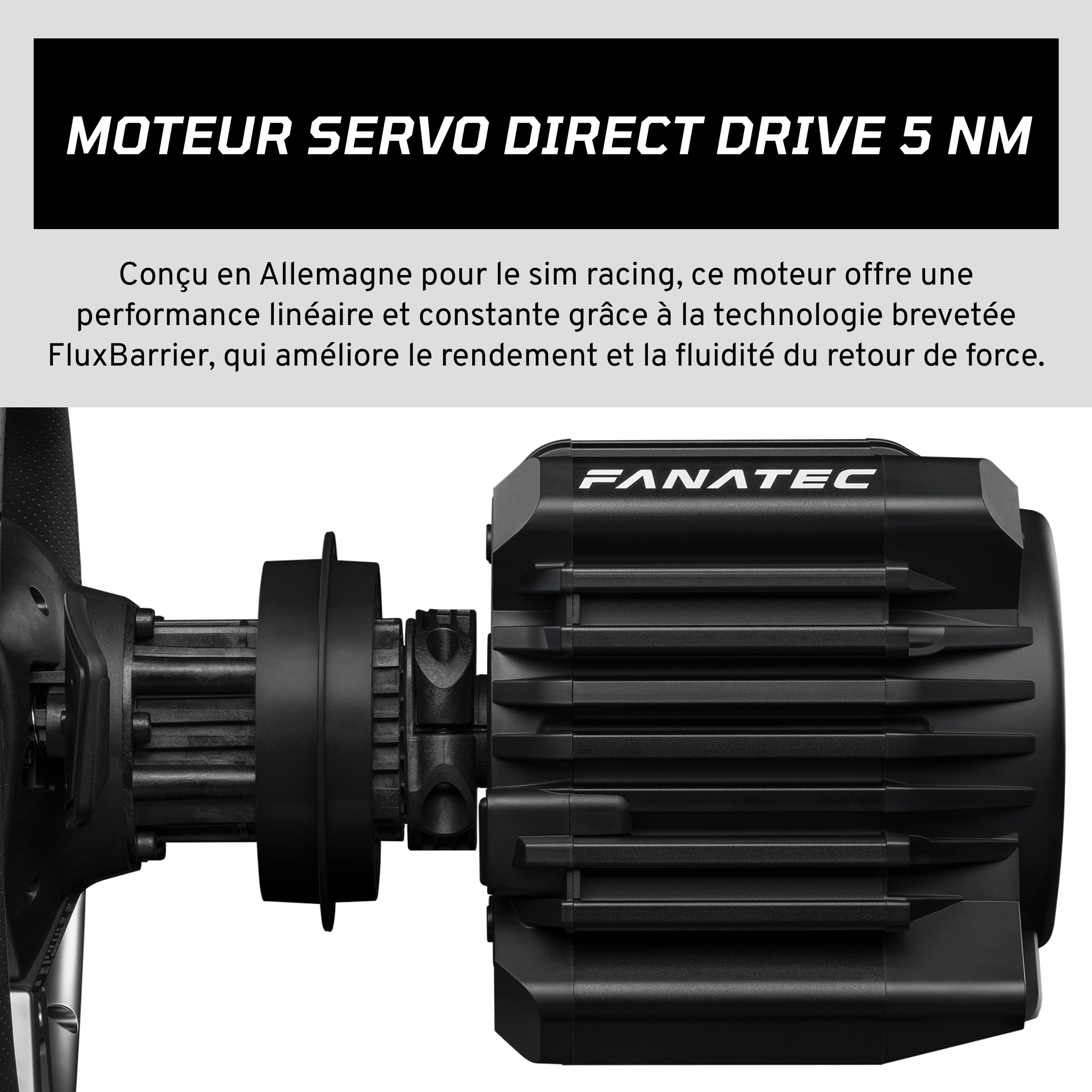 Volant de course Gran Turismo DD Pro Direct Drive 5 Nm avec pédales pour PC PS5 PS4