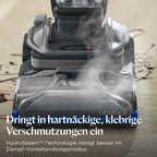 Teppichreiniger mit HydroSteam-Technologie, 1300 W, 3670N, inkl. Schlauchsystem, Tough Stain Tool und 3 Reinigungslösungen