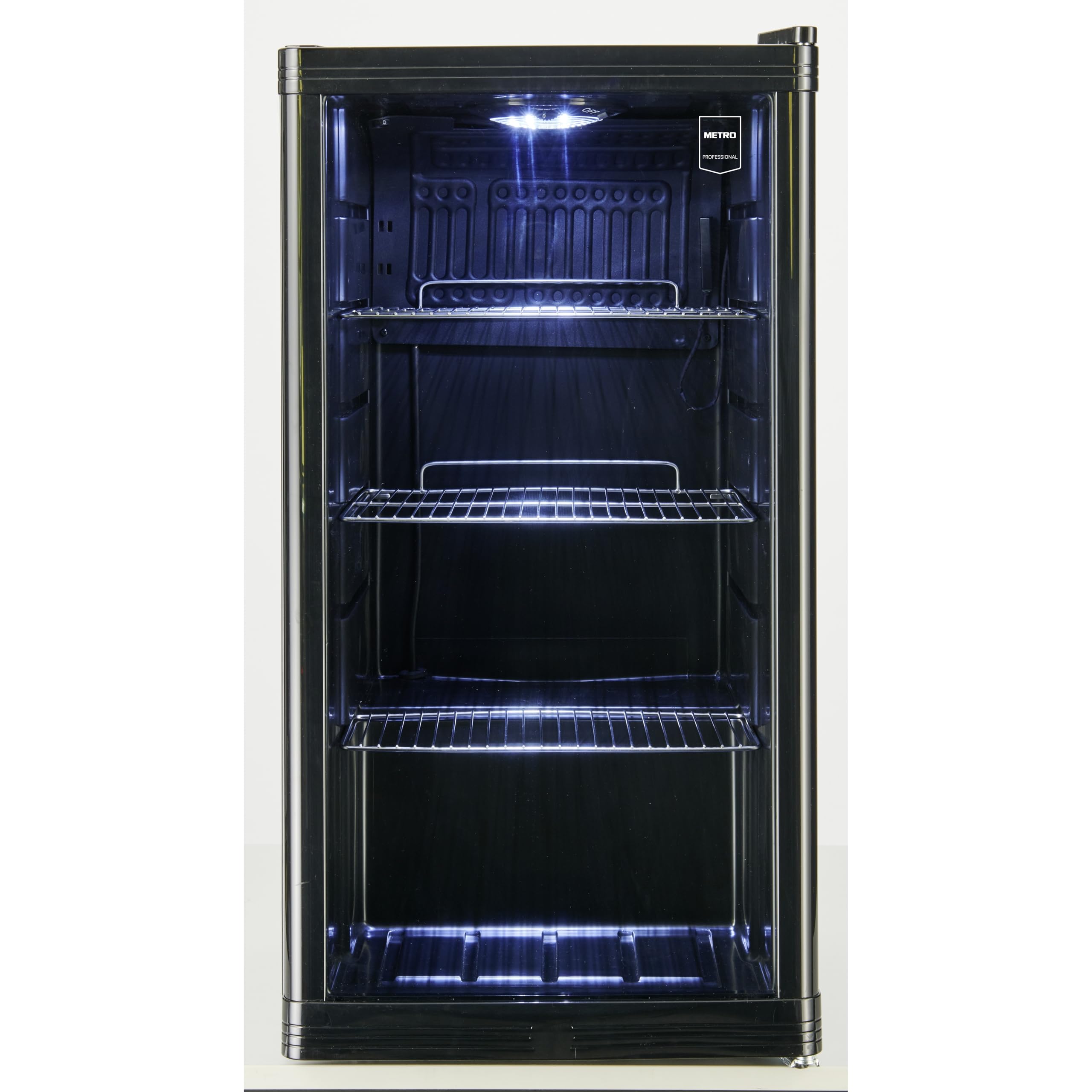 Réfrigérateur à boissons GPC1088 88L porte en verre réversible éclairage LED refroidissement statique